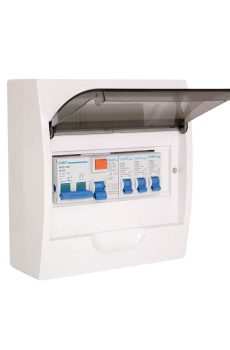 8 Way Din Populated Surface PVC DB Board