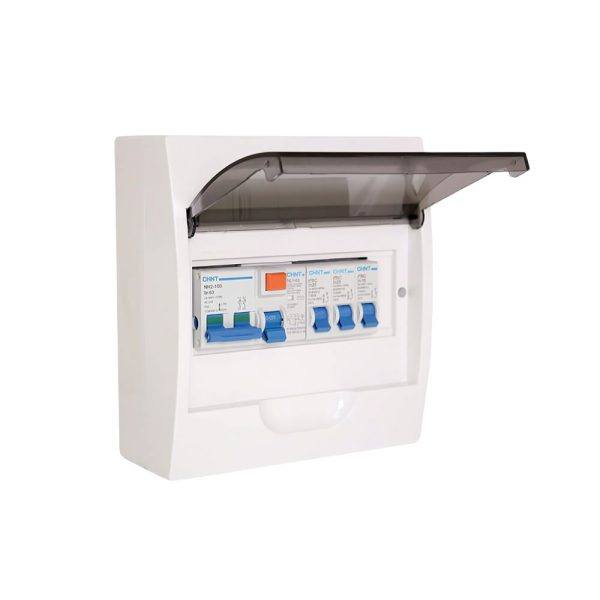 8 Way Din Populated Surface PVC DB Board - GEDEZA ELECTRIC CONTRACTOR